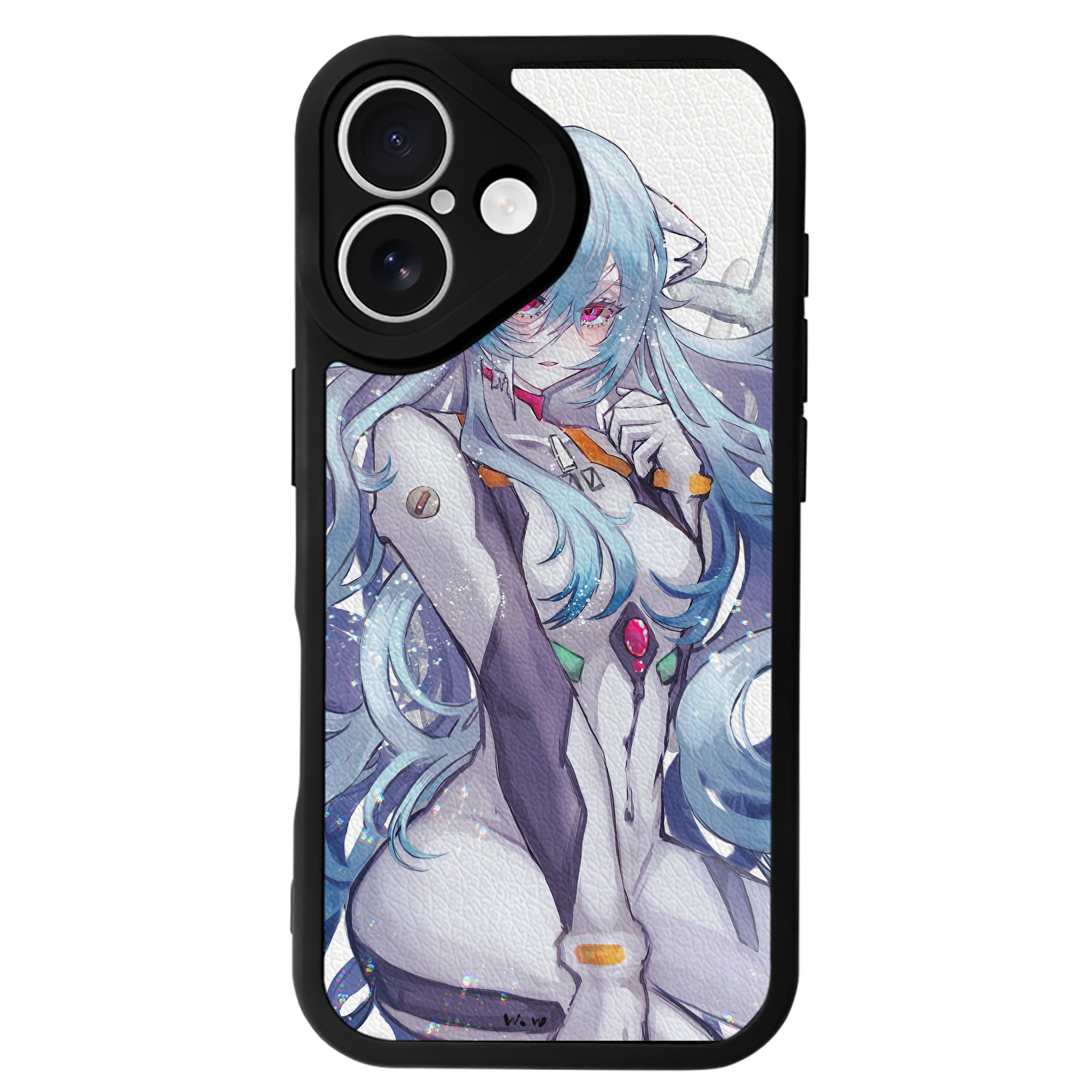 （画像用） EVA 新世紀エヴァンゲリオン 【iPhone 16シリーズ対応】シリコンスマホケース（レザー調） 材質：シリコン